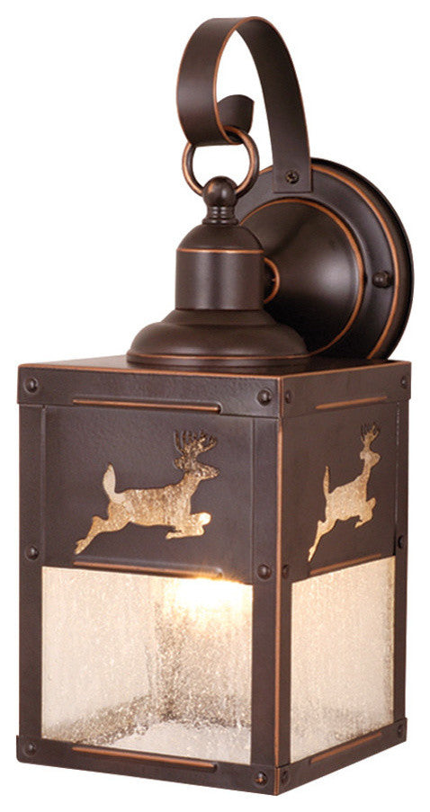 Bryce 5" Outdoor Wall Sconce, Burnished Bronze