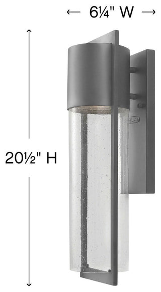 Hinkley Shelter One Light Wall Mount 1324HE