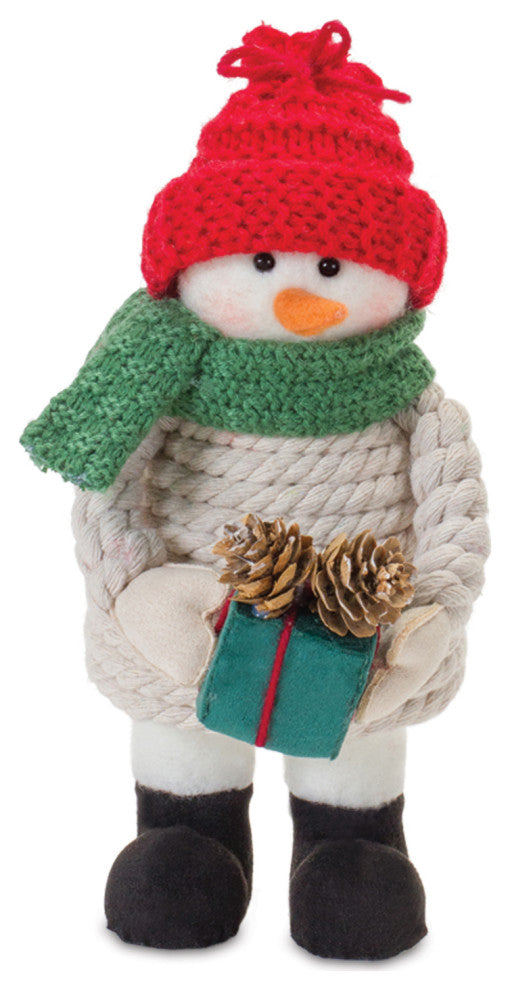 Plush Santa Snowman and Moose, 3-Piece Set
