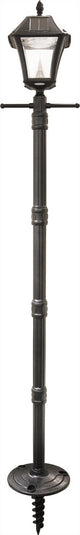 Baytown II Solar Lamp Post With EZ-Anchor Base, Single Lamp