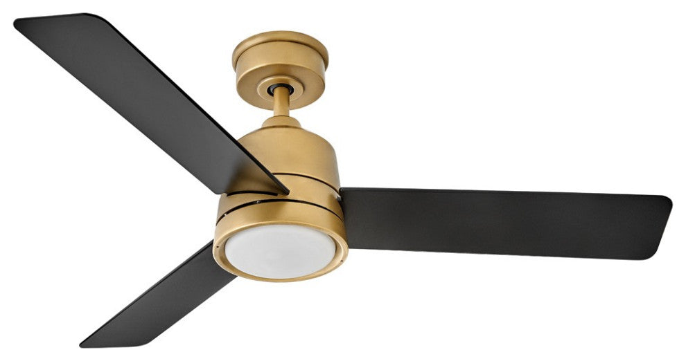Chet 48" Ceiling Fan, Heritage Brass