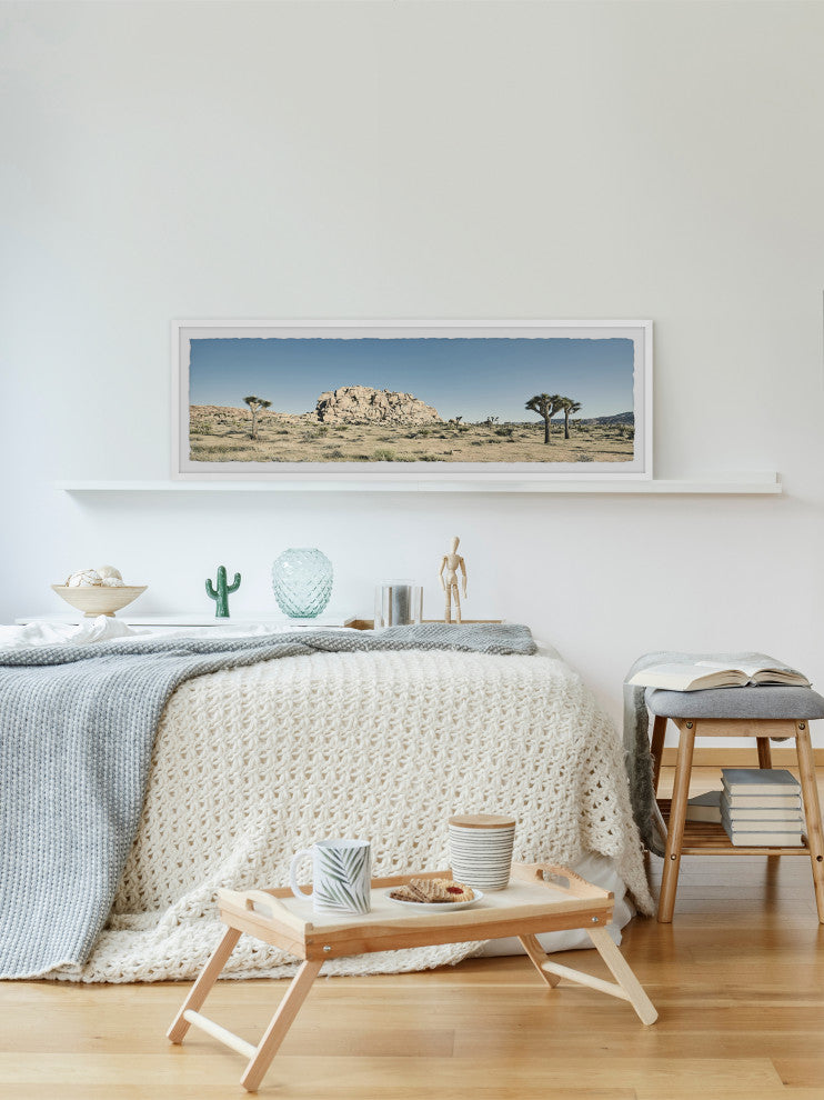 "Beauty Everywhere" Framed Painting Print, 45x15