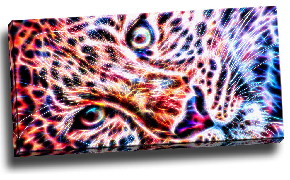 "Cheetah Face" Canvas Painting
