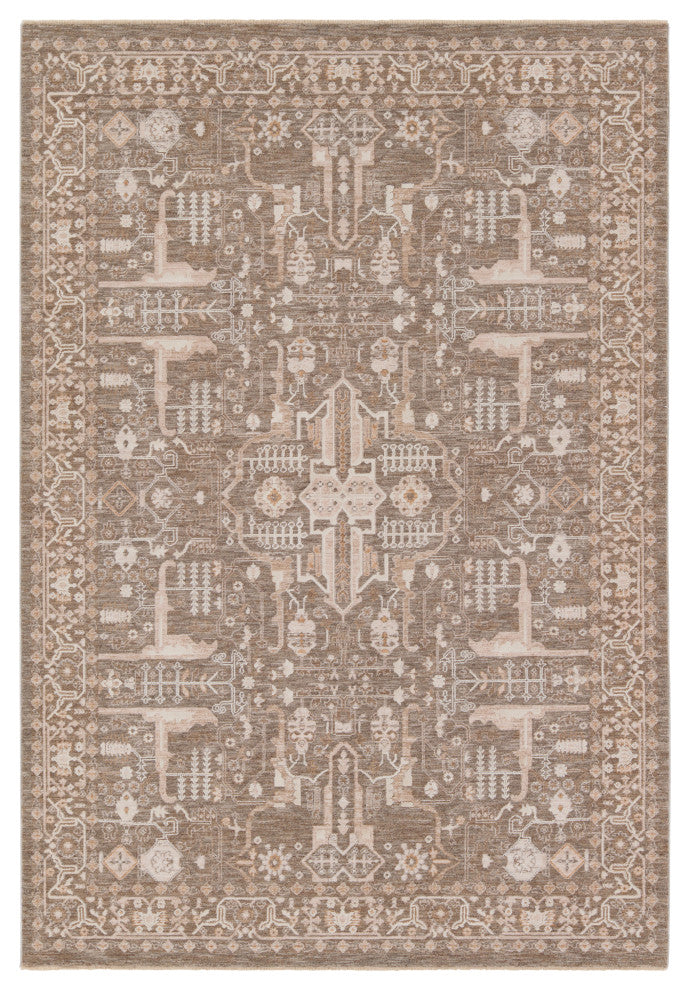 Jaipur Living Lechmere Medallion Taupe/Cream Area Rug 9'X12'