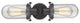 Innovations 900-2W-BK-CE231-BK-CL-LED 2 Light Bath Vanity Light, Matte Black