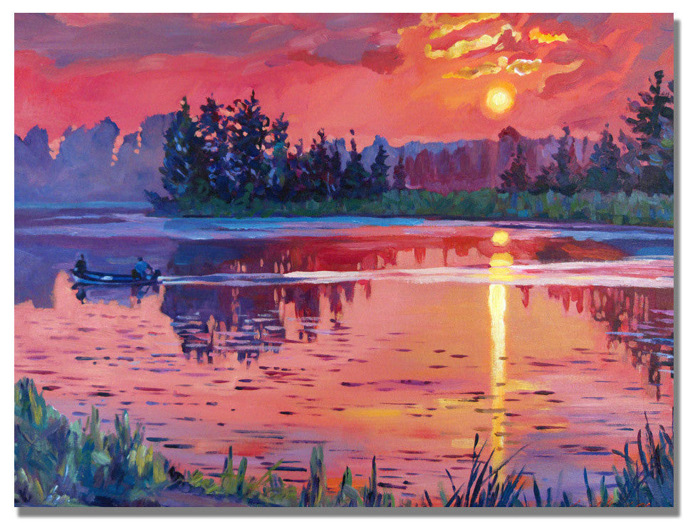 'Daybreak Reflection' Canvas Art by David Lloyd Glover