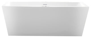 Freestanding Acrylic Bathtub, Pure White, L, 67"