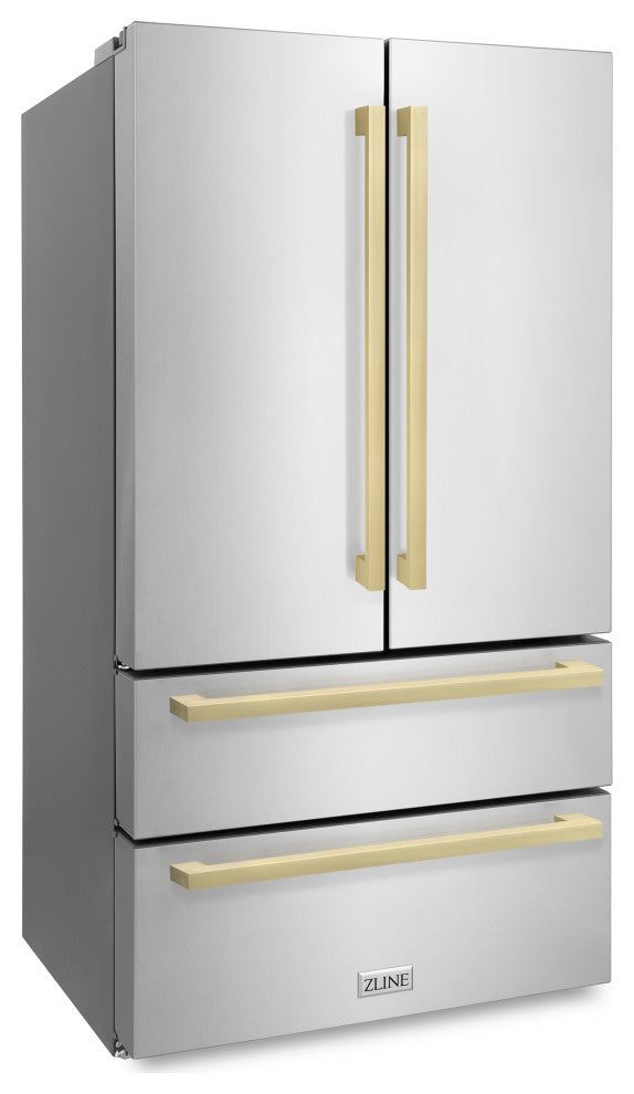 ZLINE Refrigerator With Ice Maker, Stainless RFMZ-36-FCB