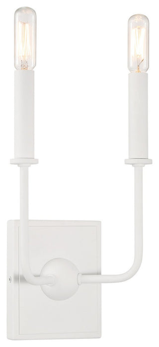 Avondale 2-Light Wall Sconce, Bisque White