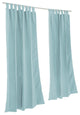 Spectrum Mist Sunbrella Outdoor Single-Panel Curtain With Tabs, 84"x50"
