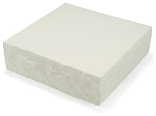 Modrest Quarry Modern Off-White Square Coffee Table