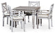 DTY Outdoor Living Castlewood Canyon Dining Set, 5-Piece Square Dining Set