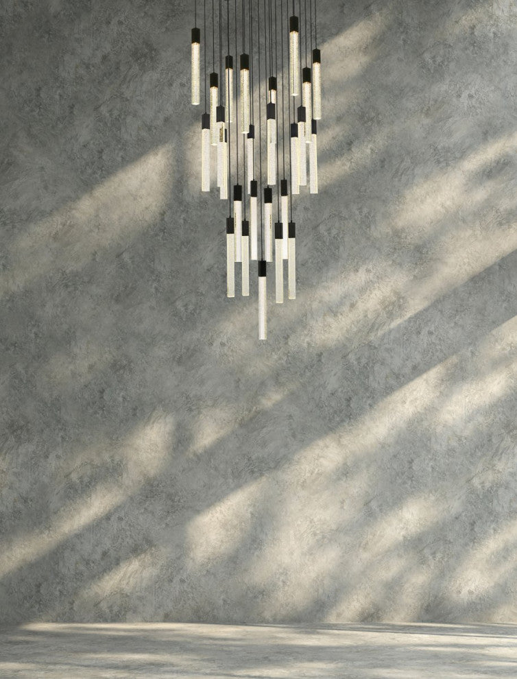 Wade 25-Light Pendant, Black
