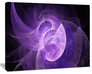 Purple Mystic Psychedelic Design, Oversized Abstract Canvas Art Print, 60x40