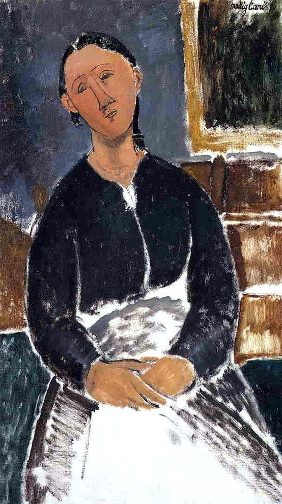 Amedeo Modigliani Serving Woman Wall Decal