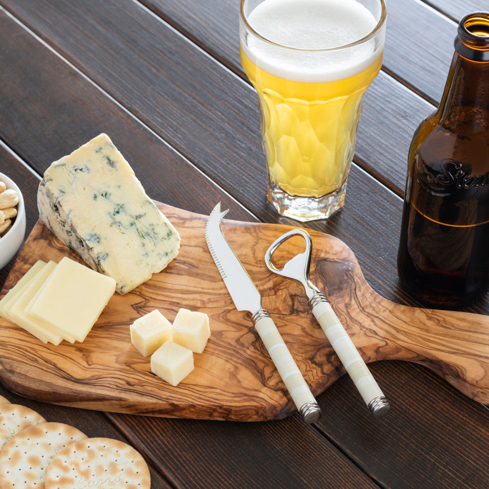 French Home Jubilee Cheese Knife, Bottle Opener and Board