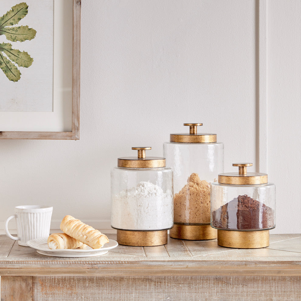 Braiden Canisters, Set of 3