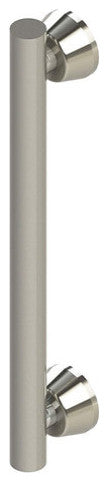 Invisia Linear Grab Bar Support Rail - 18" - Shower Bathroom, Brushed Nickel