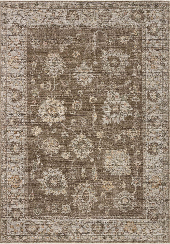 Loloi Priscilla Bark / Ivory 2'-6" x 7'-6" Runner Rug