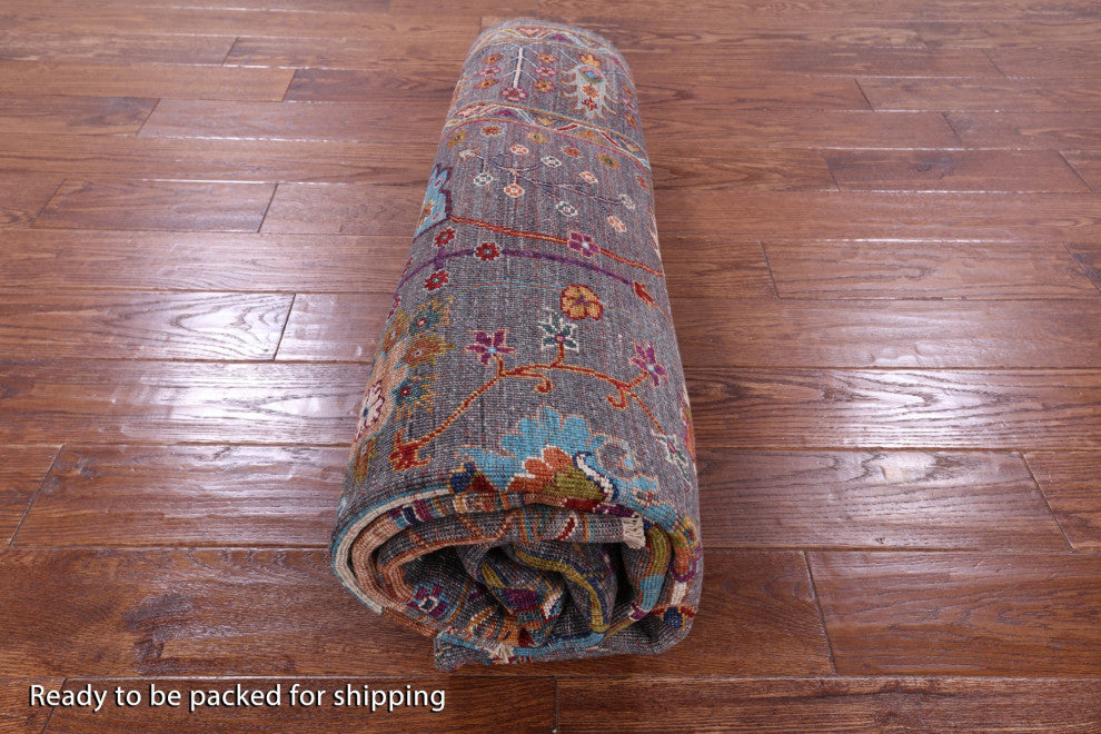 5' 10" X 7' 8" Hand-Knotted Persian Tabriz Wool Rug Q9628