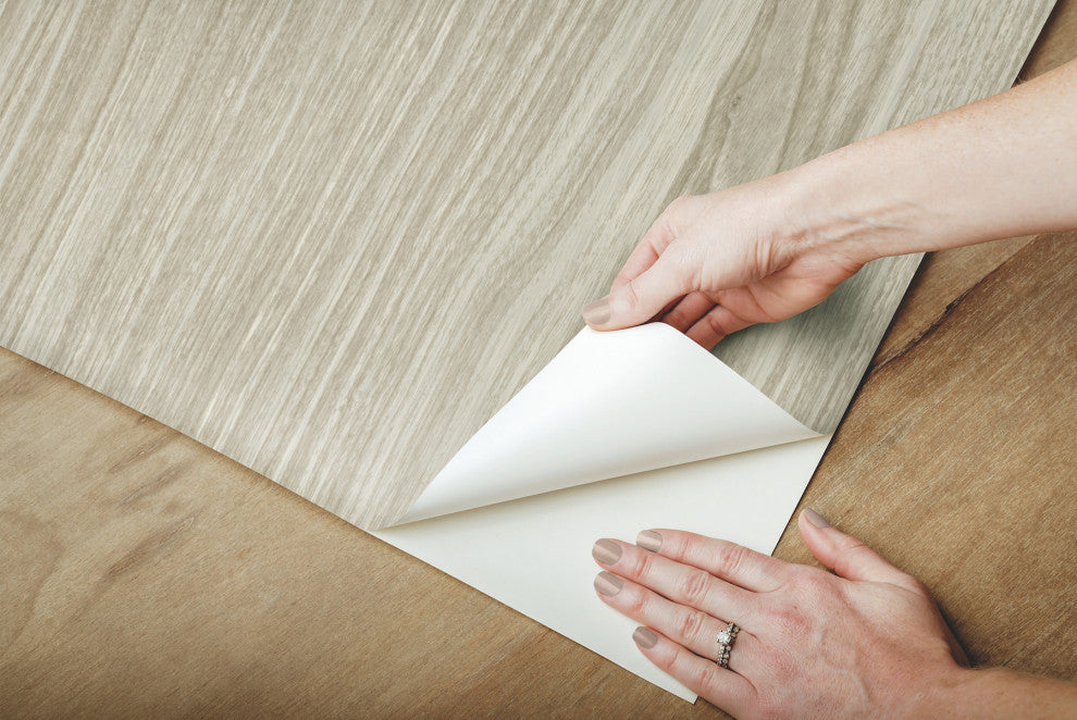Linden Brown Peel and Stick Wallpaper