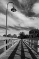 Follow the Lines Rural Landscape Framed Photo Paper Wall Art Prints, White, 12" X 18"