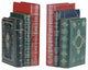 Bookends Antique Book Large Hand Painted