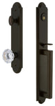 Arc 1-Piece Dummy Handleset, D Grip and Fontainebleau Knob, 848612