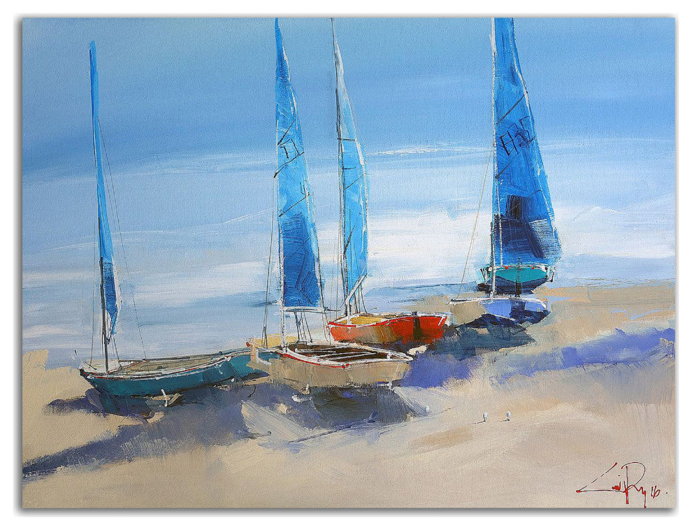 "Before The Sail" by Craig Trewin Penny, Print on Canvas, 24"x18"