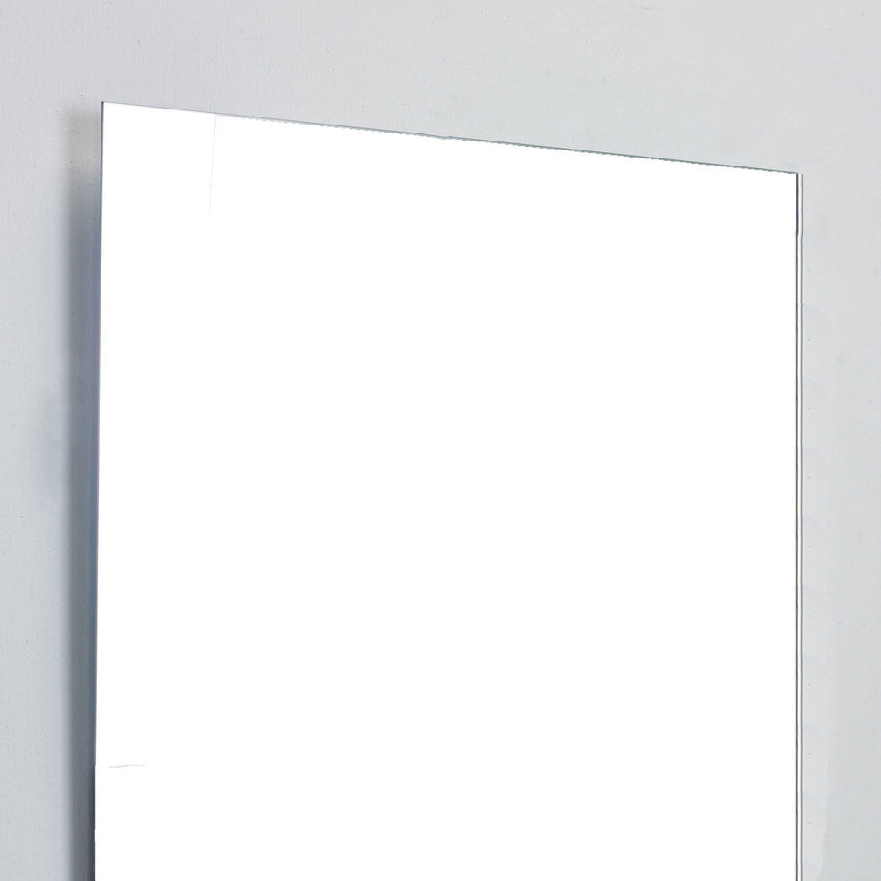 Eviva Reflection 24" Frameless Bathroom Wall Mirror