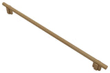 Knurled Bar Pull, Satin Brass, 320mm