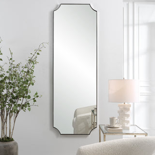 Uttermost 09893 Lennox Nickel Tall Mirror