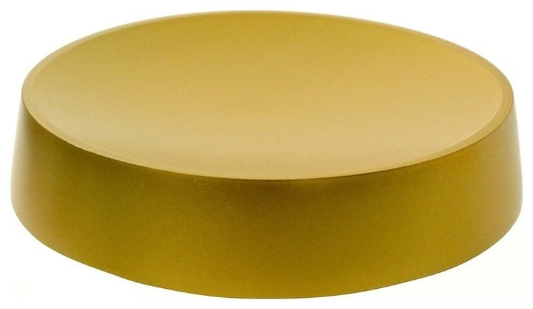 Round Soap Dish Free Standing, Gold