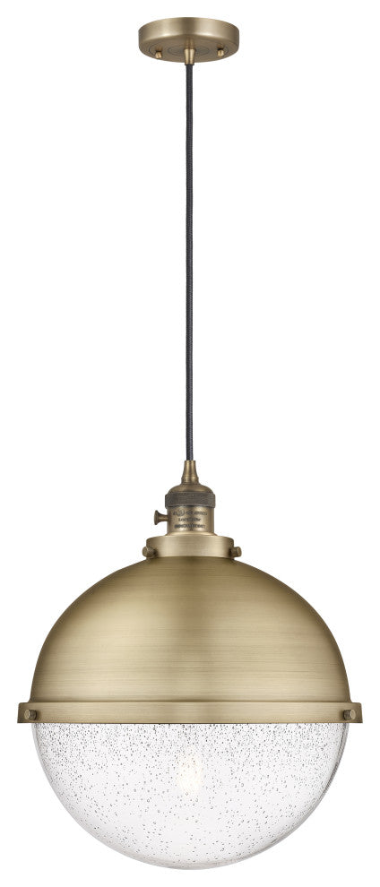 INNOVATIONS 201CSW-BB-HFS-124-BB-LED 1-Light Pendant Brushed Brass