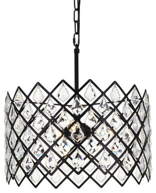 Lyla 16" Pendant, Black