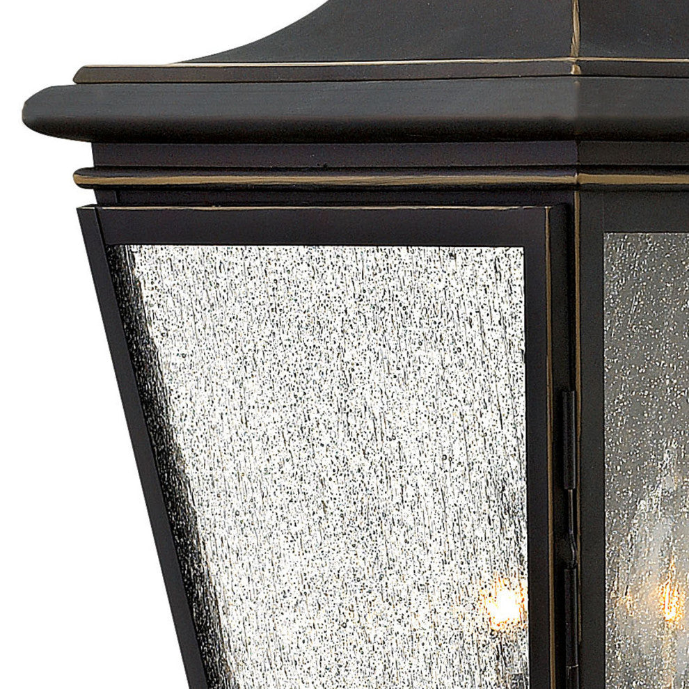 Hinkley Lincoln Large Wall Mount Lantern, Oil Rubbed Bronze