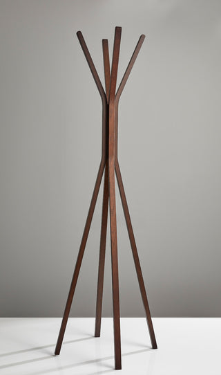 Toby Coat Rack, Walnut