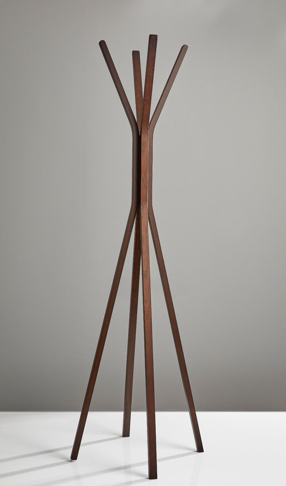 Toby Coat Rack, Walnut