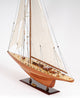 Shamrock Yacht Wooden model sailing boat, Large