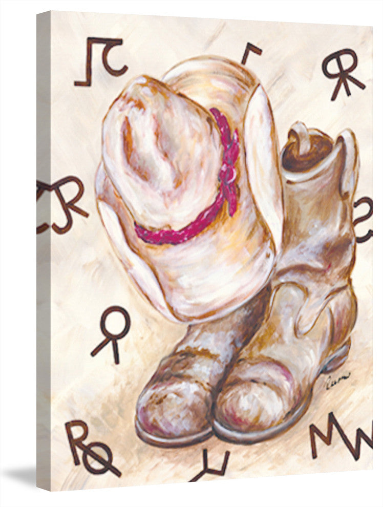 Marmont Hill, "Branding" by Reesa Qualia Painting Print on Wrapped Canvas, 40x52