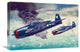 "F6F Hellcats to the Attack" Stretched Canvas Giclee by Mort Kunstler, 22x15"