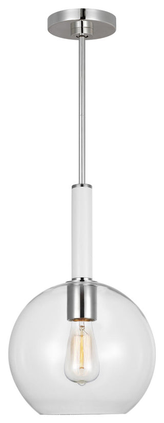 Monroe Round Pendant, Polished Nickel