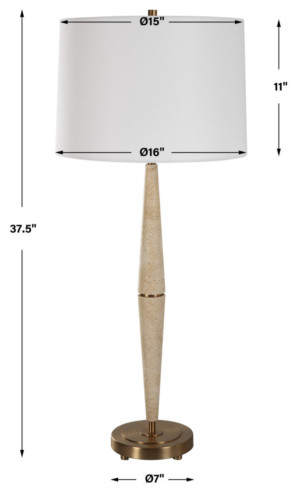 Uttermost Palu Travertine Table Lamp