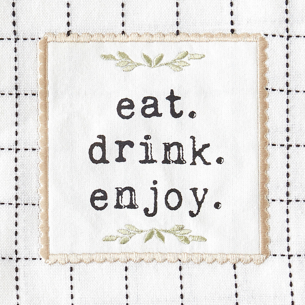 Farm To Table Embellished Dishtowel Set of 4