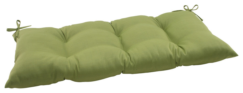 Forsyth Wrought Iron Loveseat Cushion, Green