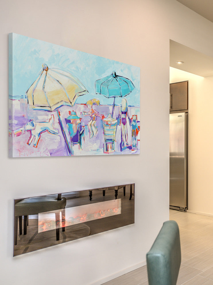 "Letting Loose" Painting Print on Wrapped Canvas, 45"x30"