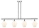 Innovations 516-4I-PC-G651-8-LED 4-Light Island Light, Polished Chrome