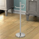 Standing Toilet Paper Holder, Satin Nickel