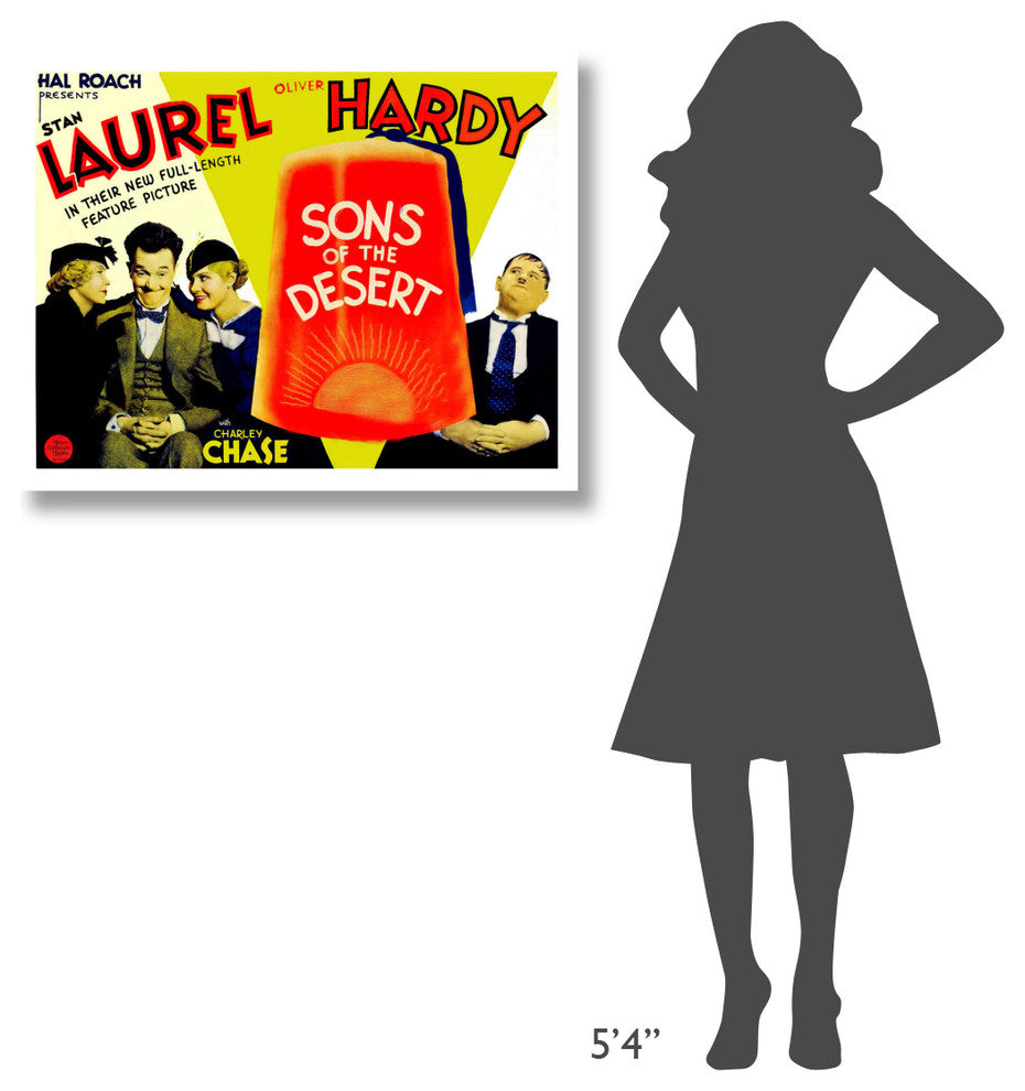 "Laurel & Hardy - Sons of the Desert" Canvas by Hollywood Photo Archive, 36x28"