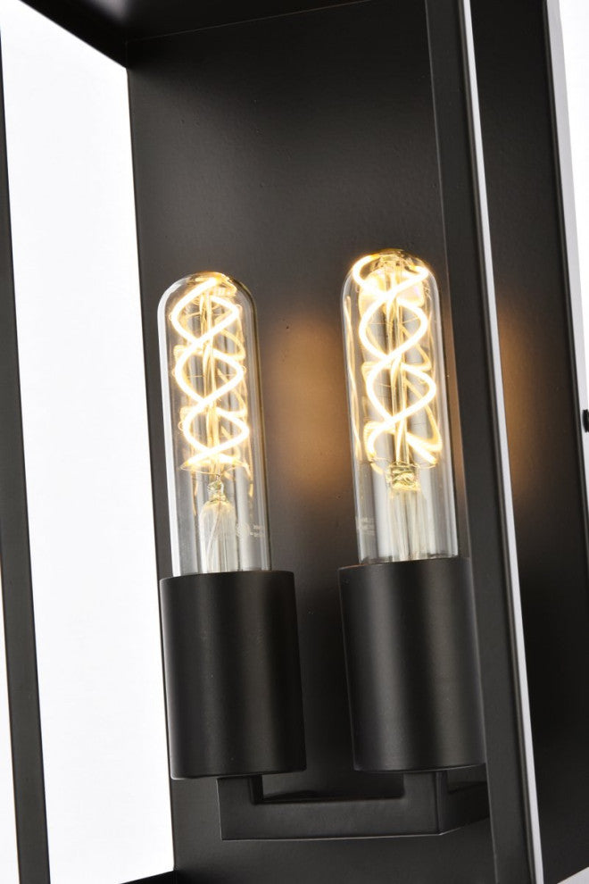 Victoria 2-Light Wall Sconce, Black